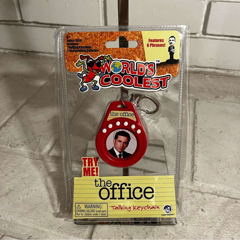 THE OFFICE Talking Keychain TV Show Quotes Worlds Coolest Michael Scott